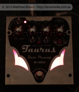 Taurus T-Di In Preamp Mode