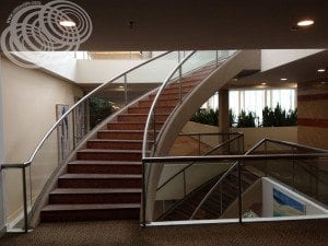 Elegant Curving Stairs At Rydges Capital Hill Canberra