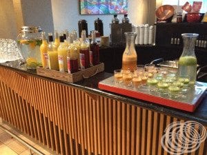Juices at Rydges Capital Hill Canberra Breakfast Buffet