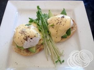 Rydges Horizons Rise Eggs Benedict with Avocado