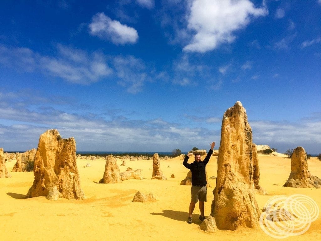 Matt at the Pinnacles - Cervantes, Western Australia