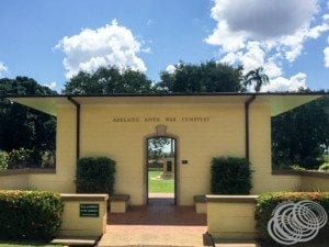 Adelaide River War Cemetery Entrance