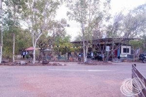 The unexpected cafe at Edith Falls Carpark