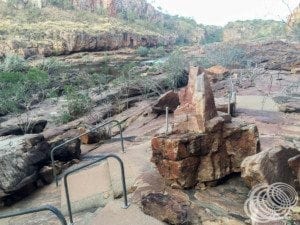 Parts of the path between gorge 1 and 2 at Nitmiluk (Katherine) Gorge