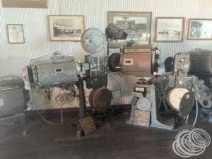 Old projection equipment at Sun Pictures