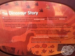 The dinosaur story at Gantheaume Point