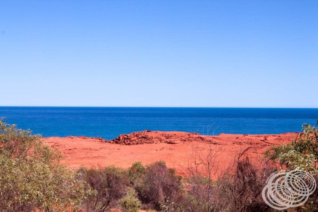 The ochre cliffs at Cape Leveque are such a brilliant red