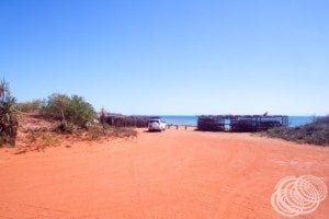One of the camping spots at Cape Leveque