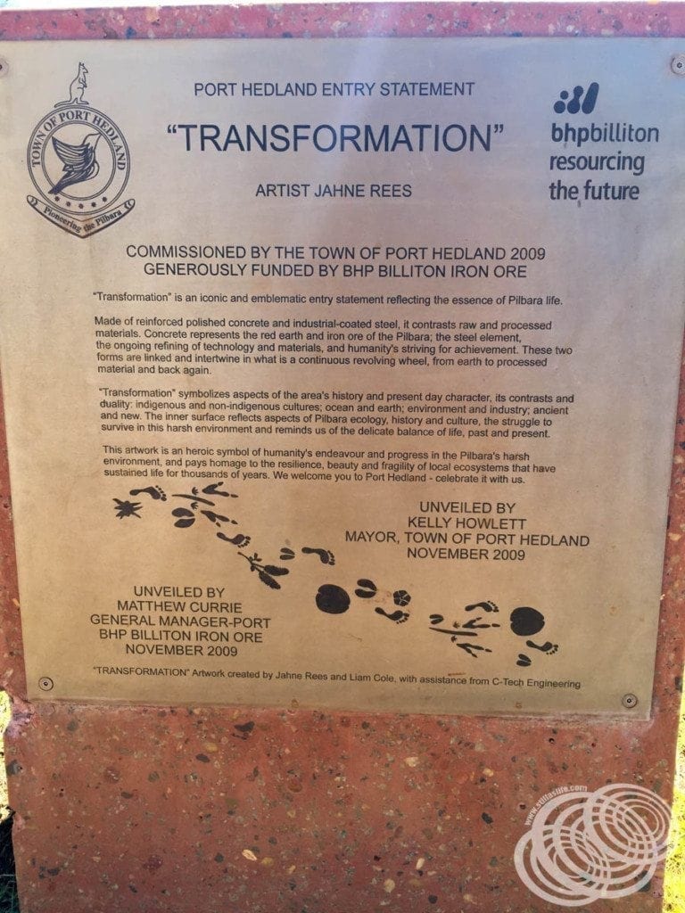 About the "Transformation" monument