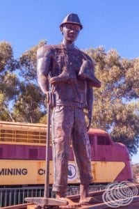 Monument to the miners