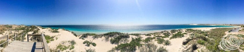 Ningaloo Reef from the Coral Bay Lookout.