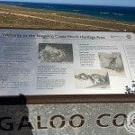 Some of the coastline information at Vlaming Head Lighthouse