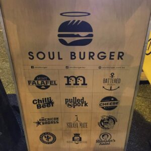 Soul Burger Menu
