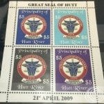 Great Seal of Hutt stamp sheet