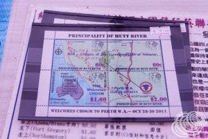 Principality of Hutt River stamp sheet