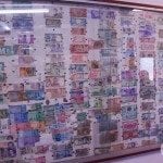 Half of Hutt River Provinces collection of foreign banknotes