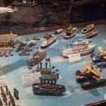 Tin toy ship collection