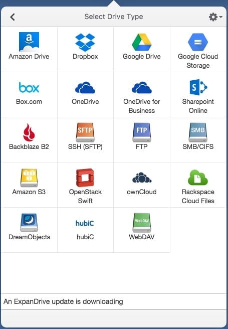 Add a cloud drive in ExpanDrive 6