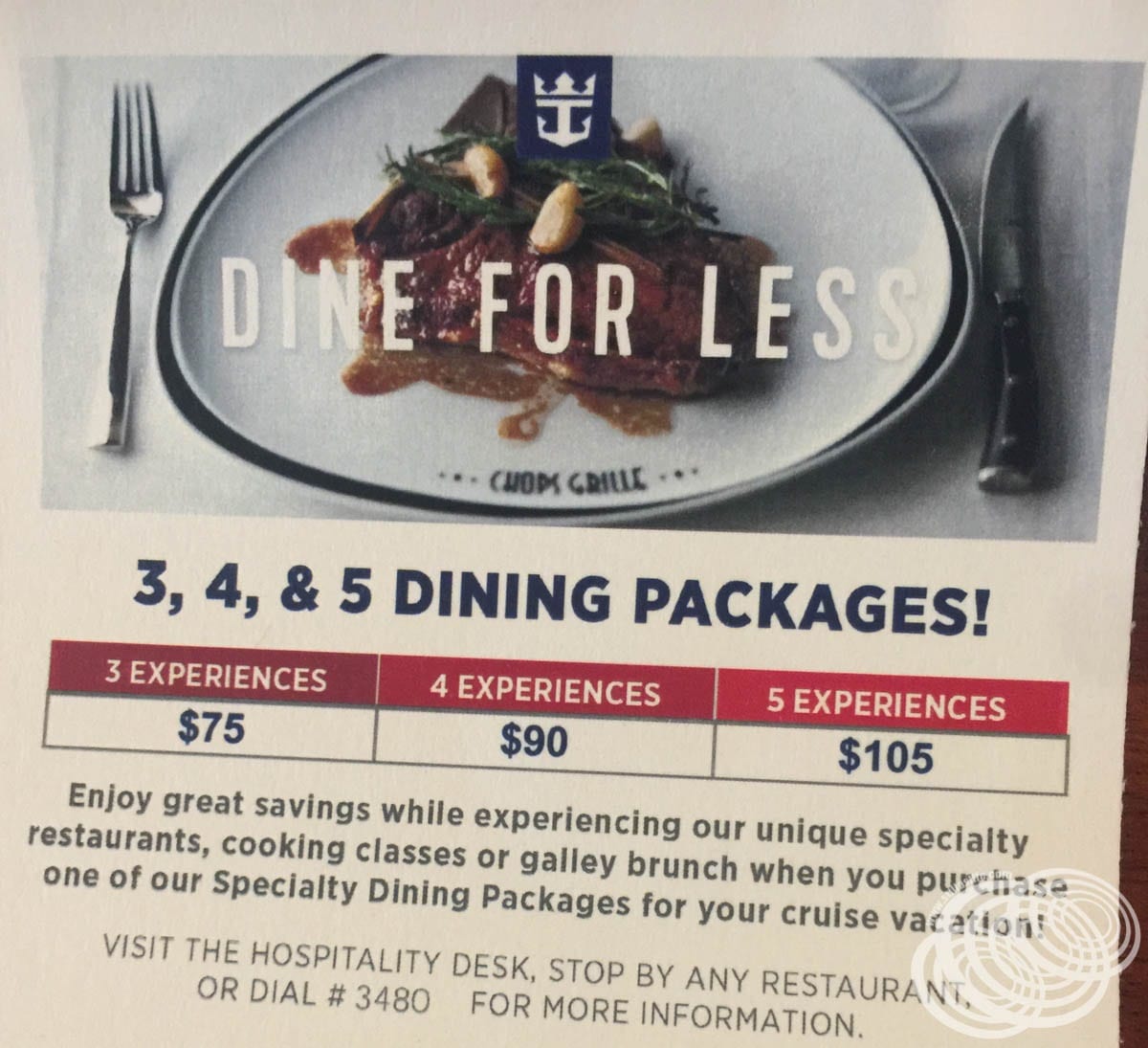 Royal Caribbean Dining Packages