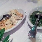 Scalloped Potatoes and Creamed Spinach
