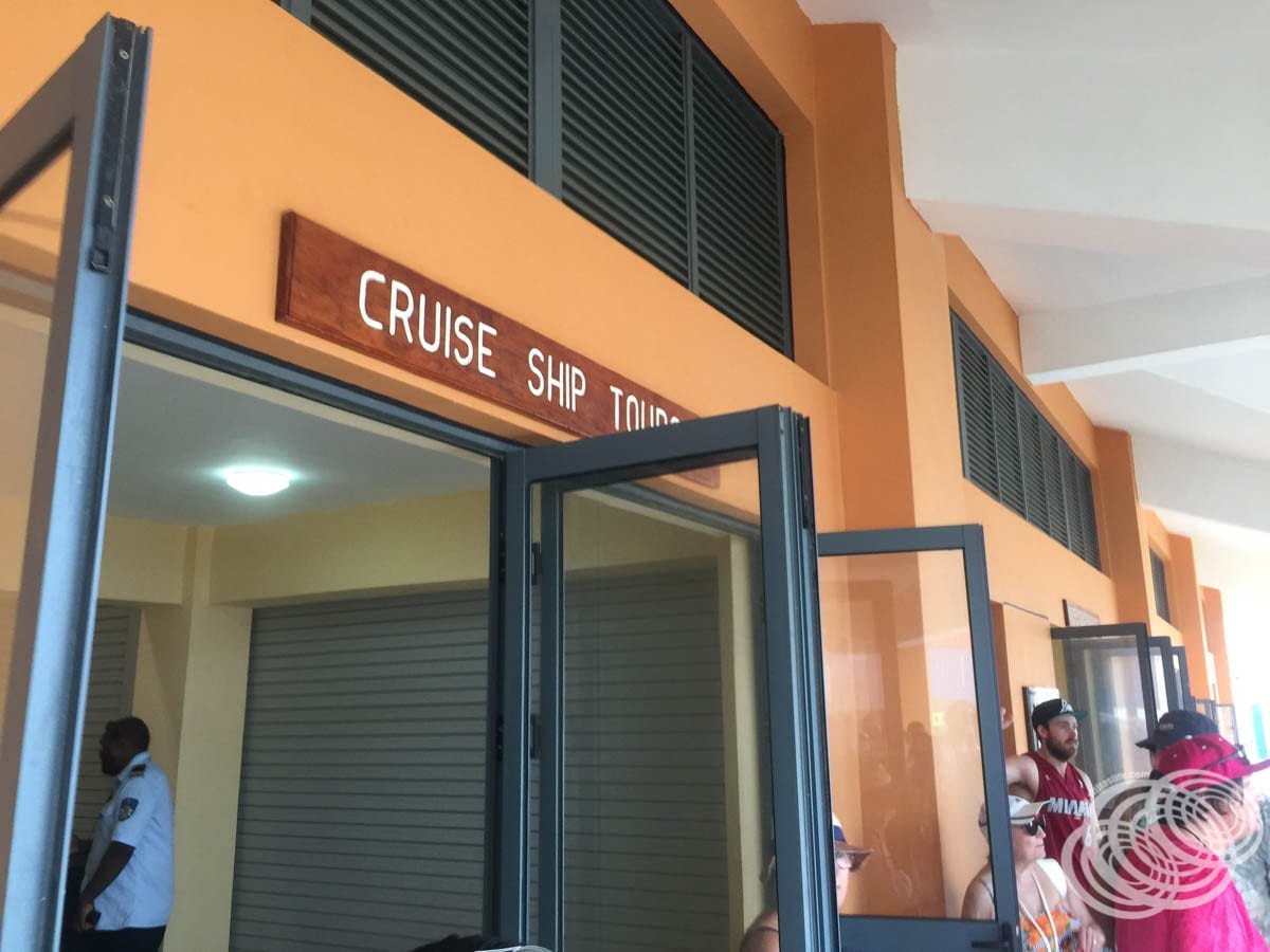 Cruise ship excursions through these doors!
