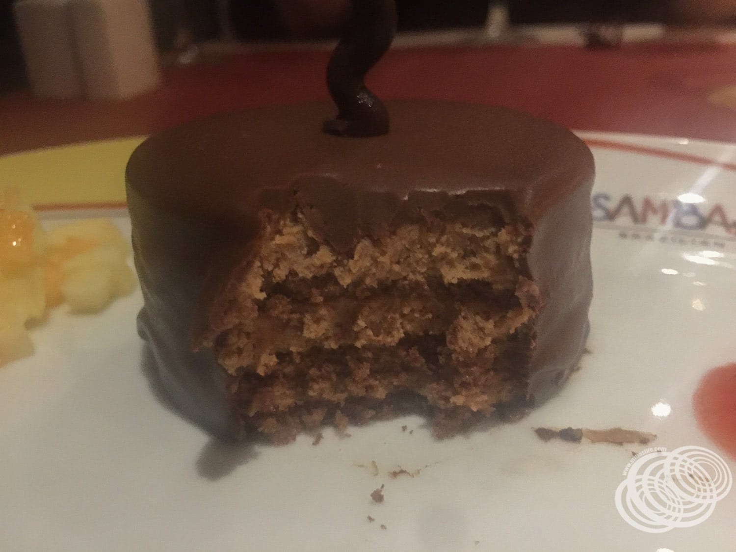 Inside The Samba Grill Layered Chocolate Cake Inside