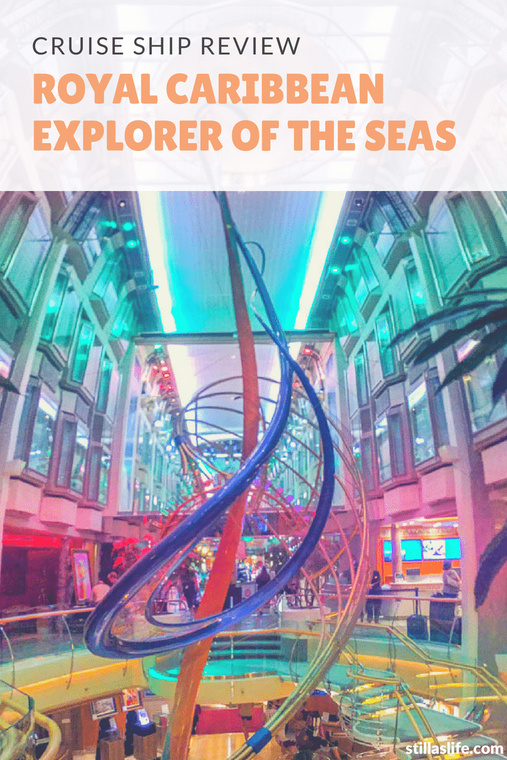 Royal Caribbean’s Explorer of the Seas is a beautiful ship with a lot of positives and a hand full of negatives that I’ve observed on our recent cruise.
