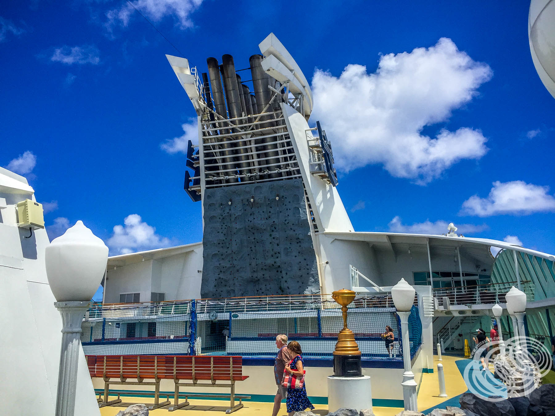 Explorer of the Seas Rock Wall and Sports Court
