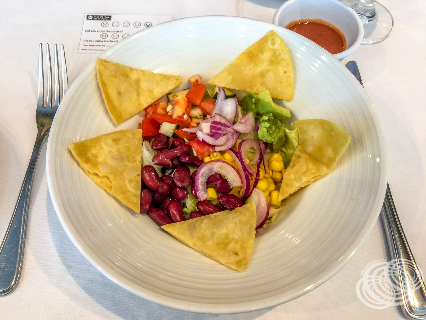 Mexican Salad at Lunch on Explorer of the Seas
