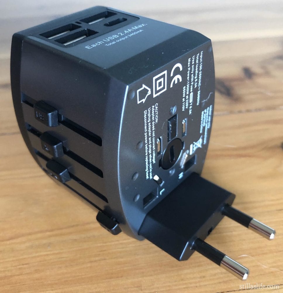My Travel Multi-Adapter with EU Plug Extended
