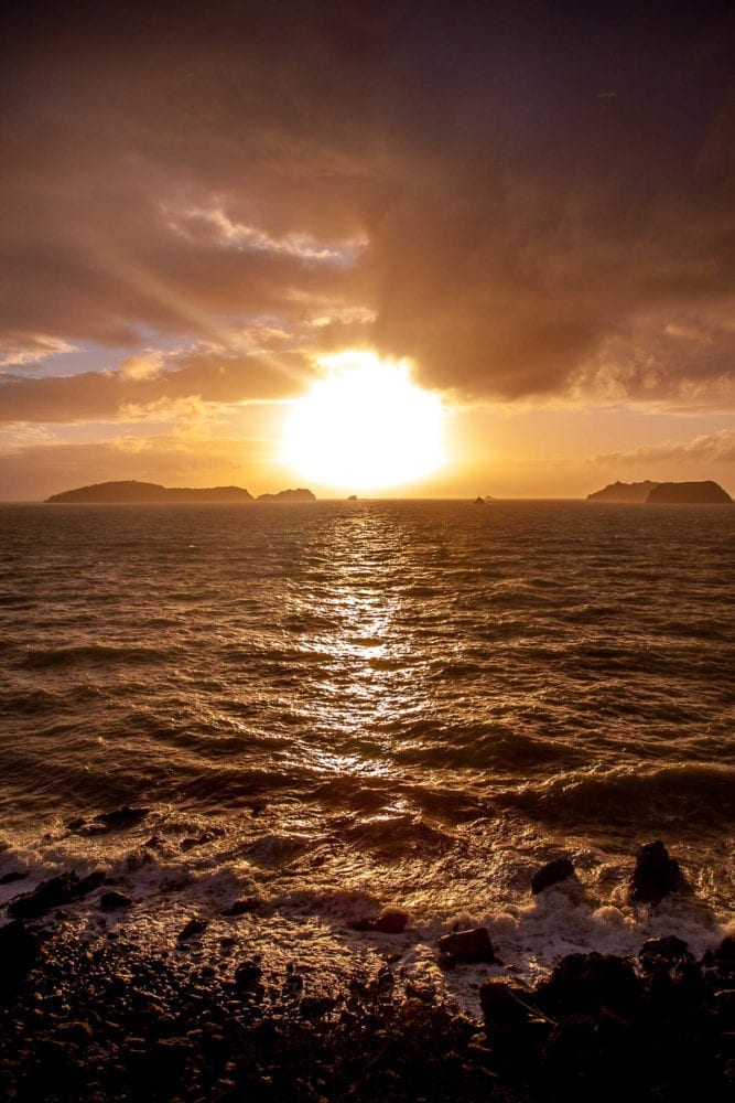 Oamaru Bay Sunset Coromandel