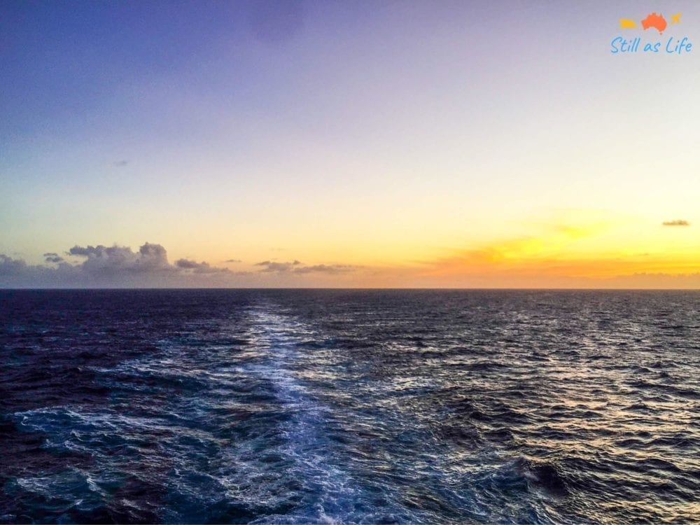 Sunset at Sea on Radiance of the Seas