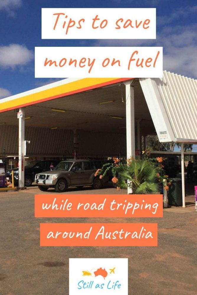 Tips to save money on fuel road tripping Australia - Shell Pin