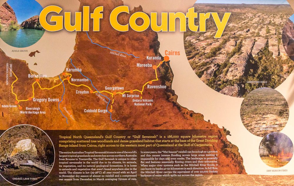 Gulf Country Information Sign