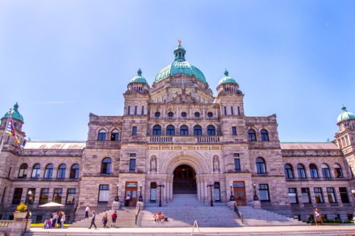 Parliament Buildings in British Columbia Canada