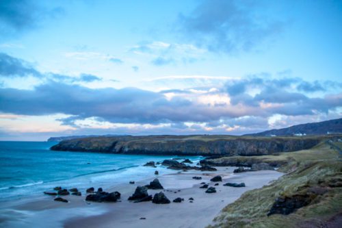 Durness Beach in the Highlands Scotland