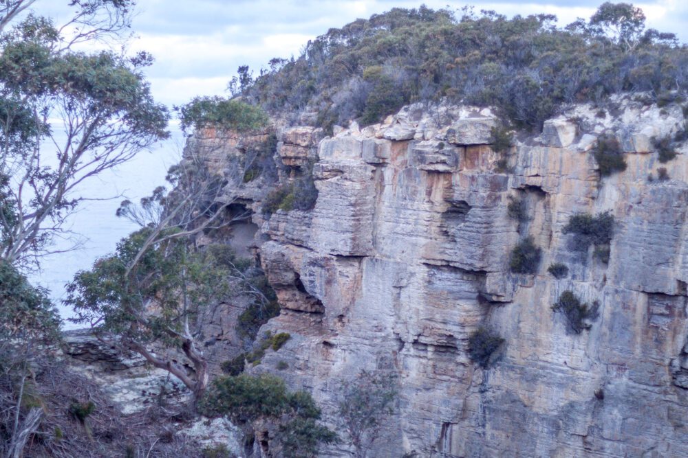 One of the cliffs at Devils Kitchen