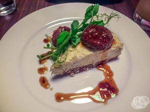 Blue Cheese and Fig Cheesecake at Taupo Waterside Restaurant and Bar